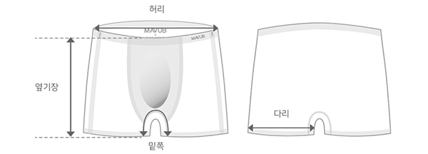 드로즈 사이즈표